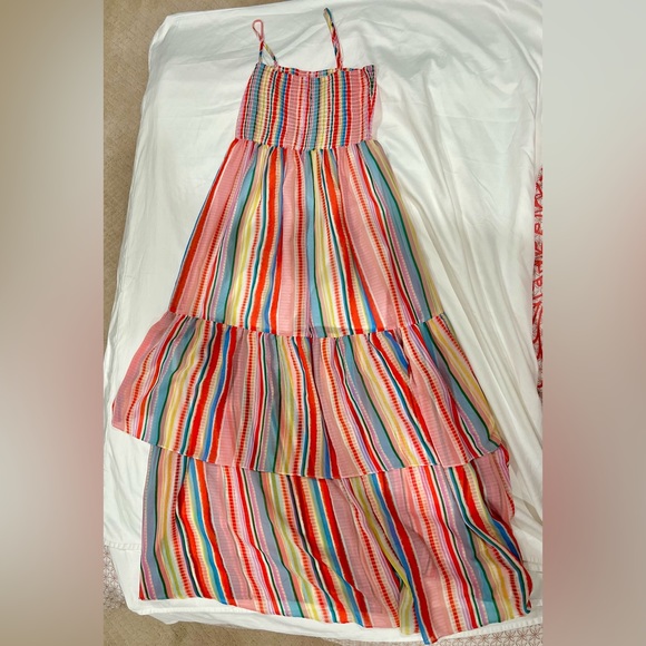 Jack by BB Dakota True Colors Printed Smocked Maxi Dress - Picture 3 of 10